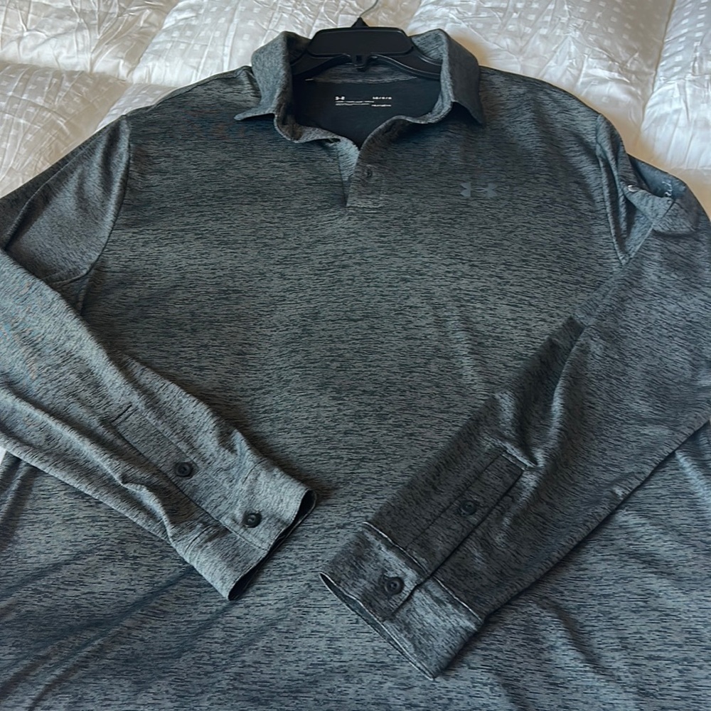 Under Armor long sleeve polo